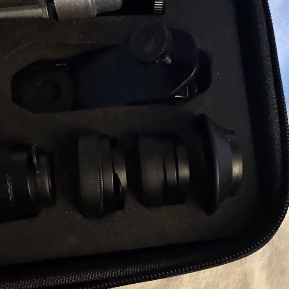 Black Phone Camera Lens Kit with Case